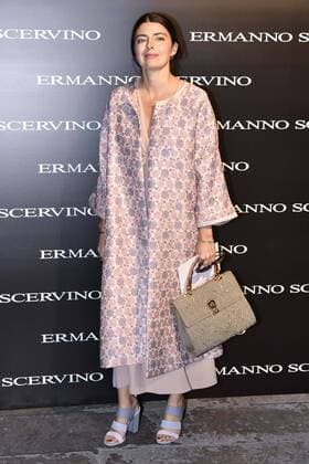 Milan Fashion Week, Women Spring Summer 2017. Milano, Moda Donna, Primavera Estate 2017. ERMANNO SCERVINO front row Pictured: model  Copyright: xRiccardoxGiordanoxSickix