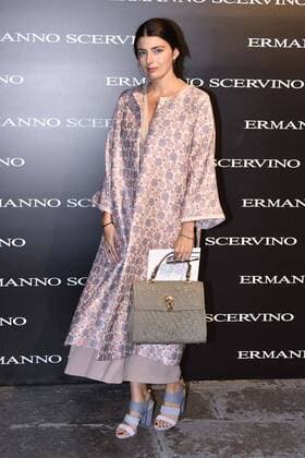 Milan Fashion Week, Women Spring Summer 2017. Milano, Moda Donna, Primavera Estate 2017. ERMANNO SCERVINO front row Pictured: model  Copyright: xRiccardoxGiordanoxSickix
