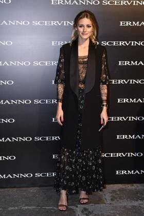 Milan Fashion Week, Women Spring Summer 2017. Milano, Moda Donna, Primavera Estate 2017. ERMANNO SCERVINO front row Pictured: Olivia Palermo  Copyright: xRiccardoxGiordanoxSickix