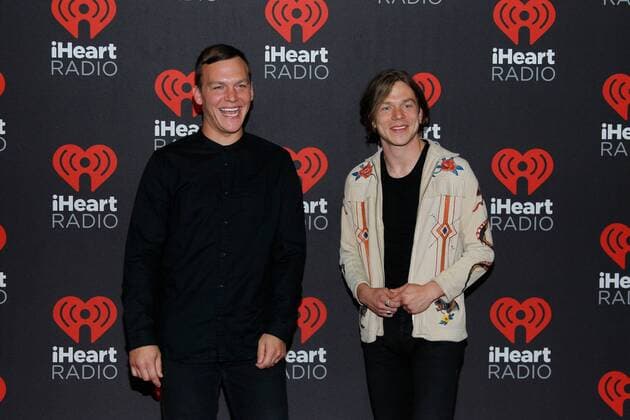 Brad Schultz and Matthew Schultz of Cage the Elephant arrive for the iHeartRadio Music Festival at the T-Mobile Arena in Las Vegas, Nevada on September 24, 2016.  LVP20160924107 JAMESxATOA