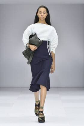 Milan Fashion Week, Women Spring Summer 2017. Milano, Moda Donna, Primavera Estate 2017. SALVATORE FERRAGAMO Catwalk Pictured: model  Copyright: xRiccardoxGiordanoxSickix