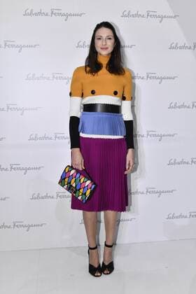 Milan Fashion Week, Women Spring Summer 2017. Milano, Moda Donna, Primavera Estate 2017. SALVATORE FERRAGAMO front row Pictured: Caitrona Balfe  Copyright: xRiccardoxGiordanoxSickix