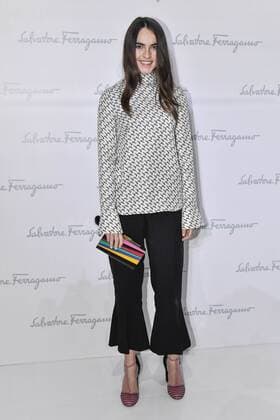 Milan Fashion Week, Women Spring Summer 2017. Milano, Moda Donna, Primavera Estate 2017. SALVATORE FERRAGAMO front row Pictured: Melousine Ruspoli  Copyright: xRiccardoxGiordanoxSickix