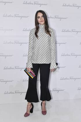 Milan Fashion Week, Women Spring Summer 2017. Milano, Moda Donna, Primavera Estate 2017. SALVATORE FERRAGAMO front row Pictured: Melousine Ruspoli  Copyright: xRiccardoxGiordanoxSickix