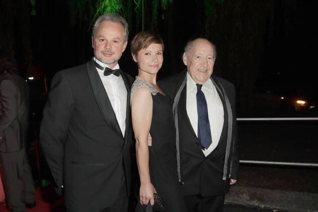 Marco Hofschneider, Daniela Preuss und Sally Perel, 70 Jahre CCC Gala in Berlin am 23.09.2016 70 Jahre CCC Jubilaeum - Berlin