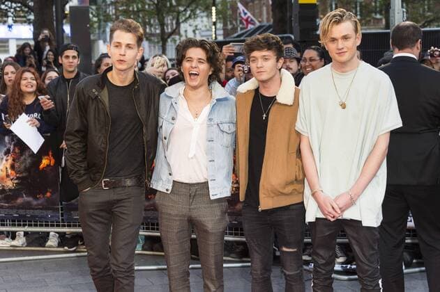 September 26, 2016 - London, London, UK - THE VAMPS attend the Deepwater Horizon film premiere at Cineworld in Leiester Square. London, UK. London UK  - ZUMAl94_