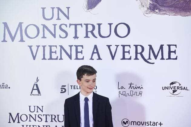 September 26, 2016 - Madrid, Madrid, Spain - Lewis MacDougall attended A Monster Calls premiere at Royal Theater on September 26, 2016 in Madrid Madrid Spain  - ZUMAg15_