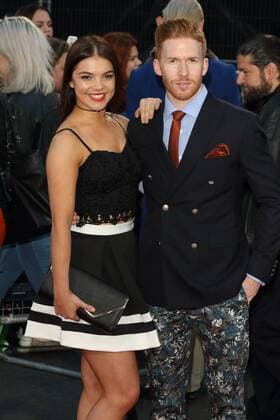 Deepwater Horizon European Premiere London.UK. Katya Jones and Neil Jones at the Deepwater Horizon European Premiere at Cineworld Leicester Square. 26th September 2016. LMK73-61491-270916. 