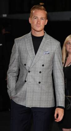 British track and field athlete Greg Rutherford attending the Deepwater Horizon film premiere, at Cineworld Empire Leicester Square in London. SEPTEMBER 26th 2016  MESx163123