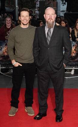 American actor Mark Wahlberg and Mike Williams attending the Deepwater Horizon film premiere, at Cineworld Empire Leicester Square in London. SEPTEMBER 26th 2016  GBHx163122