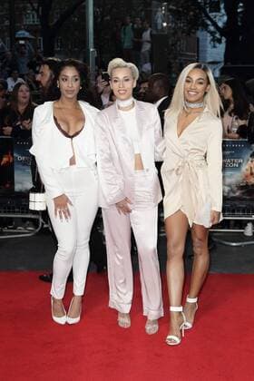 British girl group Stooshe attending the Deepwater Horizon film premiere, at Cineworld Empire Leicester Square in London. SEPTEMBER 26th 2016  GBHx163122
