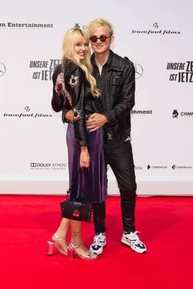 Bonnie Strange und Psaiko Dino - Weltpremiere UNSERE ZEIT IST JETZT im Cinestar Sony Center in Berlin am 27.09.2016. Premiere Unsere Zeit ist Jetzt