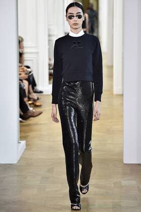 211887 Marineau Starface 2016-09-28 Paris France Paris Fashion week. Defile Courreges Pret-a-porter printemps-ete 2017. CourrÃ¨ges, spring-summer 2017 Paris, France Paris Fashion week. Defile Courreges Ready to wear spring-summer 2017 Editorial Use Only _sans_perso  Copyright: xMarineaux STAR_211887_025