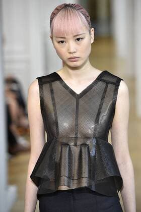 211887 Marineau Starface 2016-09-28 Paris France Paris Fashion week. Defile Courreges Pret-a-porter printemps-ete 2017. CourrÃ¨ges, spring-summer 2017 Paris, France Paris Fashion week. Defile Courreges Ready to wear spring-summer 2017 Editorial Use Only _sans_perso  Copyright: xMarineaux STAR_211887_038