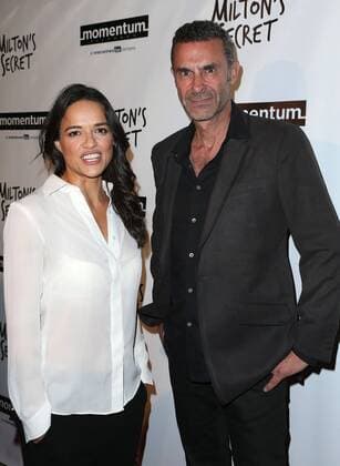 September 27, 2016 - Hollywood, CA, United States - 27 September 2016 - Hollywood, California - Michelle Rodriguez, Barnet Bain. Milton s Secret Los Angeles Premiere held at TCL Chinese 6 Theatres. Photo Credit: F. Sadou AdMedia Hollywood United States - ZUMAa123