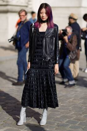 France: PFW SS17 Masion Margiela Arrivals Guests arrive for the Masion Margiel Spring Summer 17 Collection runway show during Paris Fashion Week. FOR EDITORIAL USE ONLY.Pacific Press Agency  HughxPeterswald
