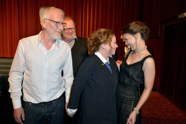 Filmpremiere FRANTZ Ernst Stoetzner, Marie Gruber, Paula Beer Ankunft Deutschlandpremiere FRANTZ, KIno Delphi Filmpalast in Berlin am 28.09.2016