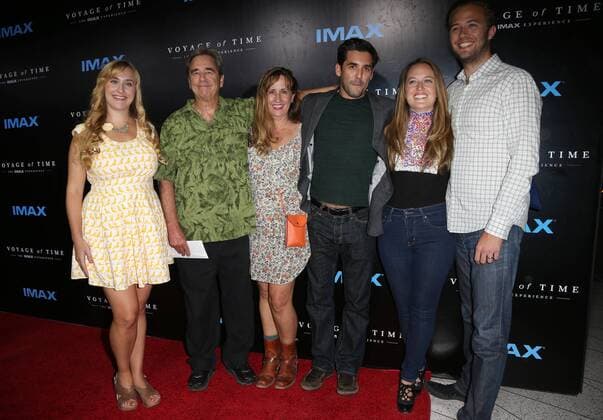 September 28, 2016 - Los Angeles, CA, United States - 28 September 2016 - Los Angeles, California - Beau Bridges, Jordan Bridges, Emily Bridges, Dylan Bridges, Wendy Treece. Premiere Of IMAX s Voyage Of Time: The IMAX Experience held at the California Science Center. Photo Credit: Faye Sadou AdMedia Los Angeles United States - ZUMAa123