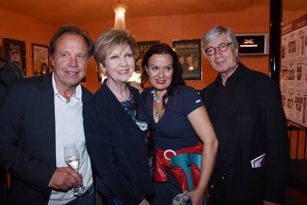 Christoph Pauli Carolin Reiber Kerstin Heiles Christian Wolff Muenchen 28.09.16 Bayerischer Hof Kleine Komoedie Premiere der Dressierte Mann Komoedie