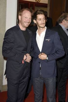Johann von Bülow und Pierre Niney bei der Premiere des Kinofilms Frantz im Delphi Filmpalast. Berlin, 28.09.2016 Foto:xFredericx xFuturexImage