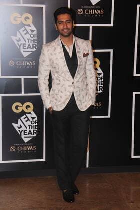 MUMBAI, INDIA SEPTEMBER 27: Bollywood actor Vicky Kausal during the GQ India Men of the year Award 2016 ceremony, at Grand Hyatt, Santacruz, on September 27, 2016 in Mumbai, India. (Photo by Pramod Thakur Hindustan Times ) GQ India Men Of The Year Award 2016