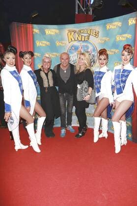 Claudia Gülzow mit Tochter Kendra und Peter Sebastian bei der Premiere des neuen Programms vom Zirkus Charles Knie auf der Horner Rennbahn. Hamburg, 28.09.2016 Foto:xgbrcix xFuturexImage