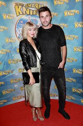 Louisa Mazzurana mit Freund Fabian Wetter bei der Premiere des neuen Programms vom Zirkus Charles Knie auf der Horner Rennbahn. Hamburg, 28.09.2016 Foto:xgbrcix xFuturexImage