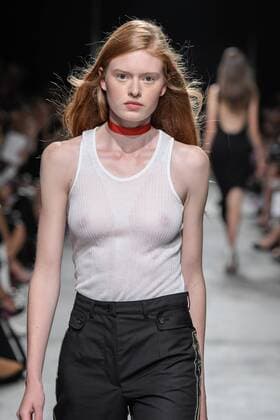 211931 Marineau Starface 2016-09-28 Paris France Paris Fashion week. Pret-a-porter printemps-ete 2017. Defile LAROCHE. Editorial use only  Copyright: xMarineaux STAR_211931_037