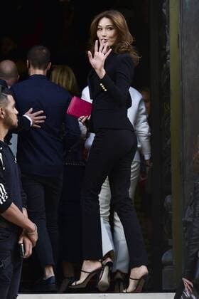 Carla Bruni Sarkozy CELEBRITES : Modenschau Balmain - Paris - 29 09 2016 JBAutissier Panoramic 