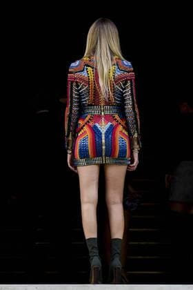 Chiara Ferragni CELEBRITES : Modenschau Balmain - Paris - 29 09 2016 JBAutissier Panoramic 