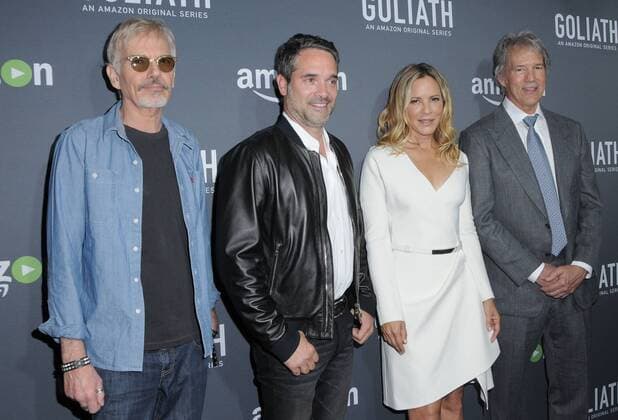 September 30, 2016 - West Hollywood, CA, United States - 30 September 2016 - West Hollywood, California. Billy Bob Thornton, Morgan Wandell, Maria Bello, David E. Kelley. Amazon Red Carpet Premiere Screening Of Original Drama Series Goliath held at The London West Hollywood. Photo Credit: AdMedia West Hollywood United States - ZUMAa123