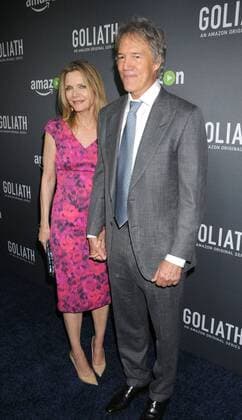 September 29, 2016 - Los Angeles, California, United States - September 29th 2016 - Los Angeles California USA - Actress MICHELLE PFEIFFER, Writer Executive Producer DAVID E. KELLEY at the Goliath Premiere held at the London West Hollywood Hotel, Los Angeles Los Angeles United States - ZUMAf05_