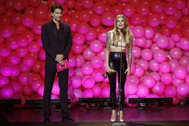 Marcus Schenkenberg und Sophia Thomalla bei der Verleihung des InTouch Award 2016 in der Nachtresidenz. Düsseldorf, 29.09.2016 Foto:xC.xHardtx xFuturexImage