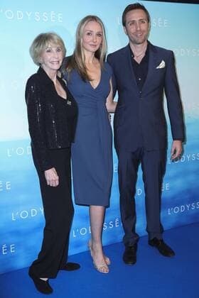 Premiere von l Odyssee in Paris - Francine Cousteau Alexandra Cousteau Philippe Cousteau CELEBRITIES : Premiere l Odyssee - Paris - 03 10 2016 GwendolineLeGoff Panoramic 