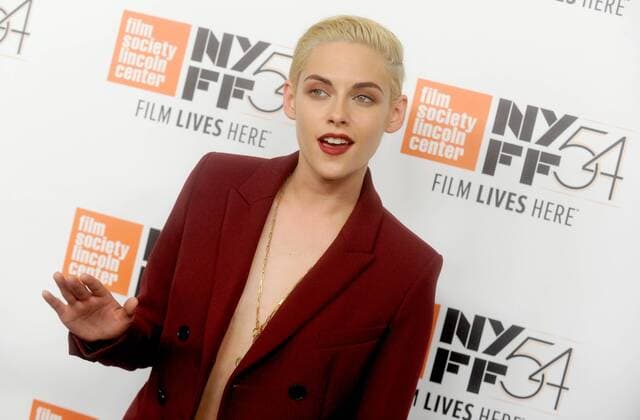 Kristen Stewart arrives on the red carpet at the Certain Women premiere for the 54th New York Film Festival at Alice Tully Hall, Lincoln Center on October 3, 2016 in New York City.  NYP20161003104 DENNISxVANxTINE