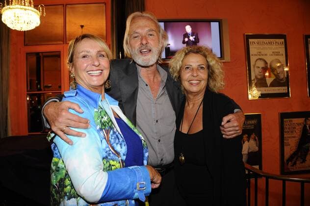 Diana Körner, Siemen Rühaak und Michaela May Premiere Glücklich die Glücklichen Komödie im Bayerischen Hof Theater München 03. Oktober 2016