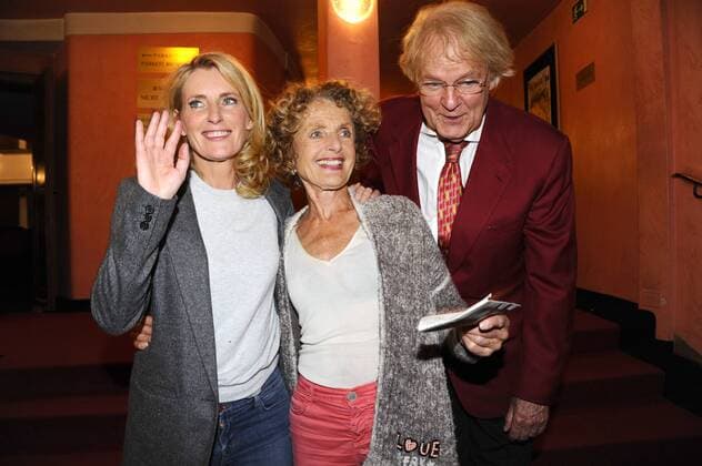 Kathrin Ackermann mit Tochter Maria Furtwängler und Peter Fricke Premiere Glücklich die Glücklichen Komödie im Bayerischen Hof Theater München 03. Oktober 2016