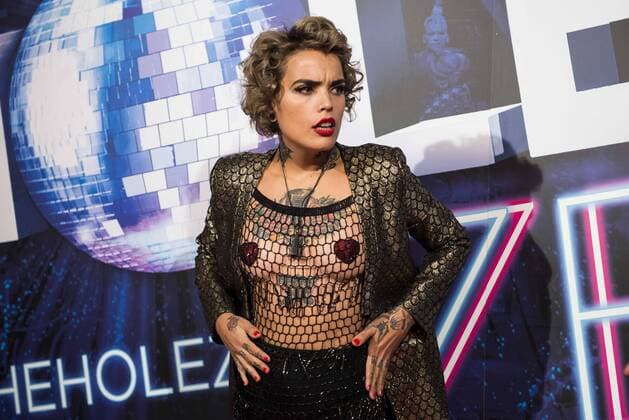 Vinila Von Bismark attends to the premiere of the The Hole Zero Show at Teatro Calderon in Madrid. October 04, 2016.  (20161004002)