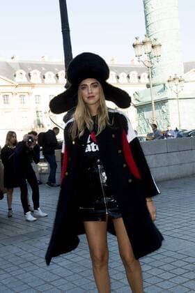 Chiara Ferragni - Prominente am Rande der Vuitton Modenschau - Paris - 05 10 2016 JBAutissier Panoramic 