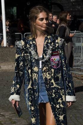 Chiara Ferragni - Prominente am Rande der Miu Miu Modenschau - Paris - 05 10 2016 JBAutissier Panoramic 