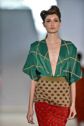 Minas Trend in Belo Horizonte - Faven Modenschau BELO HORIZONTE, MG - 05.10.2016: MINAS TREND OUTONO INVERNO 2017 - designer fashion show Faven by Natalia Person during the nineteenth edition of the Minas Trend - Autumn Winter 2017 held in Expominas in Belo Horizonte, MG. on the morning of Wednesday (05). x1211214x  MourãoxPanda