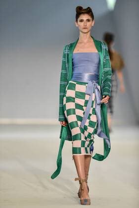 Minas Trend in Belo Horizonte - Faven Modenschau BELO HORIZONTE, MG - 05.10.2016: MINAS TREND OUTONO INVERNO 2017 - designer fashion show Faven by Natalia Person during the nineteenth edition of the Minas Trend - Autumn Winter 2017 held in Expominas in Belo Horizonte, MG. on the morning of Wednesday (05). x1211228x  MourãoxPanda