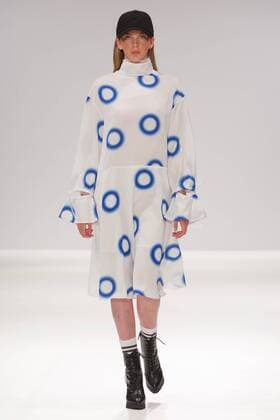 London Fashion Week - The Fun Affair Modenschau October 6, 2016 - London, United Kingdom - A model walks the runway at the The Fun Affair Show during London Fashion Spring Summer 17 collections at London Fashion Week 2016, In London, United Kingdom. London United Kingdom  - ZUMAn230
