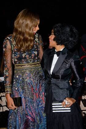 Bilder des Tages . 06 10 2016. London, United Kingdom. Naomie Harris and Janelle Monae arrive at the 60th BFI London Film festival Moonlight Premiere.  xChrisxJosephx xi-Imagesx IIM-13565-0035