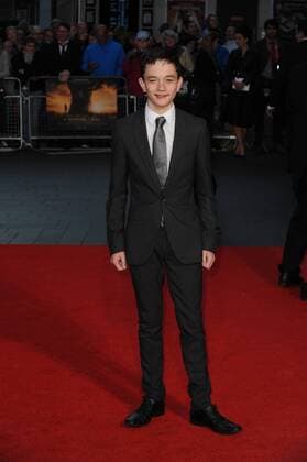 British actor Lewis MacDougall attending the premiere of A Monster Calls, during the London Film Festival at Odeon Leicester Square, in London. OCTOBER 6th 2016  TSTx163212