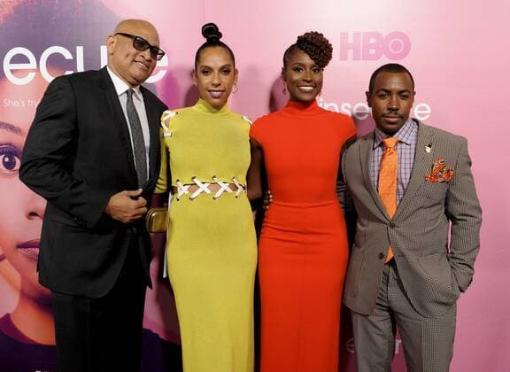 Larry Wilmore, Melina Matsoukas, Issa Rae & Prentice Penny INSECURE SERIES PREMIERE Los Angeles Patrick Rideaux PicturePerfect