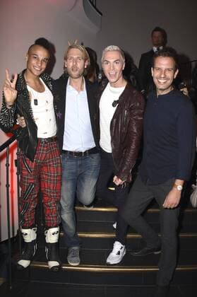 Prince Damien, Robin Bade, Julian David und Florian Stadler bei der 6. Secret Fashion Show in der Alten Kongresshalle. München, 07.10.2016 Foto:xP.xSchönbergerx xFuturexImage