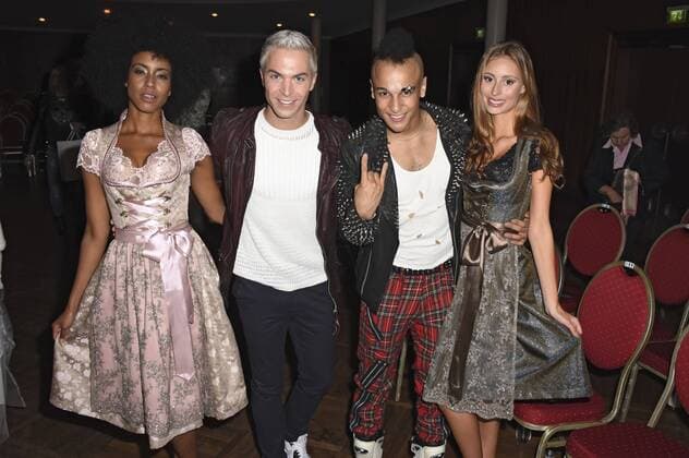 Esteff, Julian David, Prince Damien und Isabel bei der 6. Secret Fashion Show in der Alten Kongresshalle. München, 07.10.2016 Foto:xP.xSchönbergerx xFuturexImage