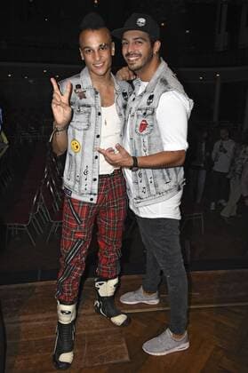 Prince Damien und Aytug Gün bei der 6. Secret Fashion Show in der Alten Kongresshalle. München, 07.10.2016 Foto:xP.xSchönbergerx xFuturexImage