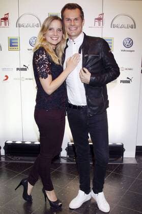 Malte Arkona mit Ehefrau Anna-Maria bei der Premiere des Musicals Tabaluga - Es lebe die Freundschaft in der Barclay Card Arena. Hamburg, 07.10.2016 Foto:xgbrcix xFuturexImage
